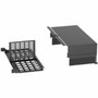 Panduit HD Flex Enclosure Slack Plate w/Rear 4RU, White - Enclosure Trunk Slack Plate - White - 4U Rack Height - Steel - 1 Pack (FLEX-PLATE4URW)