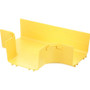Panduit FiberRunner&reg; Horizontal Tee, 6x4, Yellow - Yellow - 10.8" (273.56 mm) Length - Polycarbonate - 1 Pack (FRT6X4LYL)