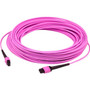 AddOn Fiber Optic Patch Netwrok Cable - 147.6 ft Fiber Optic Network Cable for Network Device - First End: 1 x MPO/PC Network - Female (Fleet Network)