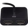 Sonnet DisplayPort/USB Audio/Video Adapter - 1 x USB 3.2 (Gen 1) Type A - Male - 2 x DisplayPort 1.2 Digital Audio/Video - Female - x (USB3-DDP4K)