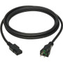 Tripp Lite series Safe-IT Standard Power Cord - For Mobile Cart, Computer, Printer, Monitor, Television, UPS, PDU, Scanner, PC - 125 V (P006AB-010-HG)