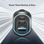 CODi A01111 Auto Adapter - 65W USB-C Power - 12V/24V DC Input - Black