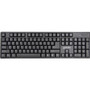 Manhattan 178990 Wireless Keyboard and Optical Mouse Set - English Black - RF Wireless - 1600 DPI - Ergonomic Tilt - USB 1.1