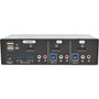 Tripp Lite 2-Port DisplayPort KVM Switch w/Audio, Cables and USB 3.0 SuperSpeed Hub - 2 Computer(s) - 1 Local User(s) - 2560 x 1600 - (B004-DPUA2-K)