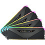 Corsair Vengeance RGB RT 32GB (4 x 8GB) DDR4 DRAM 3200MHz C16 Memory Kit - Black - For Motherboard, Desktop PC - 32 GB (4 x 8GB) - - - (CMN32GX4M4Z3200C16)