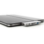 Hyper 6-in-1 USB-C Hub - Memory Card Reader - SD, microSD - 60 W - 4K - 3840 x 2160 - 1 x USB Type-A Ports - USB Type-A - 1 x USB - - (HD319B-SIL-GL)