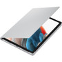 Samsung Carrying Case (Book Fold) Samsung Galaxy Tab A8 Tablet - Silver - Ding Resistant, Scratch Resistant - 6.69" (170 mm) Height x (EF-BX200PSEGCA)