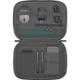 Lenovo Go Tech Carrying Case Lenovo Accessories, Smartphone, Mouse - Dark Gray - Water Resistant Zipper, Liquid Resistant - (PET), - (4X41E40077)