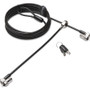 Kensington MicroSaver 2.0 Keyed Twin Laptop Lock - Supervisor - 8 ft (2.44 m) Cable - Single Keyed Lock - Silver - Carbon Steel - For (Fleet Network)