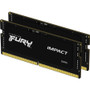 Kingston FURY Impact 32GB (2 x 16GB) DDR5 SDRAM Memory kit - For Notebook, Gaming Notebook - 32 GB (2 x 16GB) - DDR5-4800/PC5-38400 - (Fleet Network)