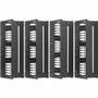Tripp Lite series SRCABLEVRT12HD2 Cable Organizer - Finger Duct - Black (Fleet Network)