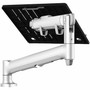 Atdec Mounting Arm for Notebook, Flat Panel Display, Monitor - Silver, Black - Height Adjustable - 18" Screen Support - 18 lb (8164.66 (AWMS-NDB-F-S)