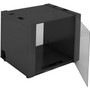Middle Atlantic Visionline Wide Bridging Cabinet, Straight Wedge - 11U Rack Height Enclosed Cabinet - Plexiglass (Fleet Network)