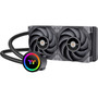 Thermaltake TOUGHLIQUID 240 ARGB Sync All-In-One Liquid Cooler - 4.72" (120 mm) Maximum Fan Diameter - 2 x Fan(s) - 58.35 CFM Maximum (Fleet Network)