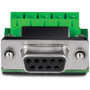 TRENDnet RS232 To RS422 RS485 Converter Adapter For Single Channel Serial Conversion Terminal Female RS-232 Block X TI-S100