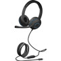 Cyber Acoustics Stereo USB-C Headset - Stereo - USB Type C - Wired - 32 Ohm - 20 Hz to 20 kHz - Over-the-head - Binaural - Ear-cup - 6 (Fleet Network)