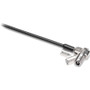 Kensington K64449S NanoSaver Keyed Dual Head Laptop Lock - Single Keyed - 5. 9 ft (1. 80 m) Cable - Silver Carbon Steel
