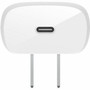 Belkin WCA005DQ1MWH-B5 BoostCharge USB-C PD 3.0 PPS Wall Charger 30W with Lightning Cable - 3.3 ft White AC Adapter