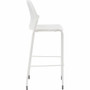 Safco Next Bistro Chair - Polypropylene, Plastic Seat Material - Polypropylene Back Material - Tubular Steel, Steel Frame Material - - (Fleet Network)