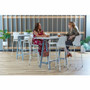 Safco 4315WH Next Bistro Chair - Polypropylene Stacking Chair with Tubular Steel Frame - 275 lb Capacity