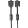 Manhattan VGA Monitor Cable (with Ferrite Cores), 3m, Black, Male to Male, HD15, Cable of higher SVGA Specification (fully Shielding - (317733)