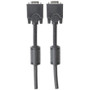 Manhattan VGA Monitor Cable (with Ferrite Cores), 3m, Black, Male to Male, HD15, Cable of higher SVGA Specification (fully Shielding - (317733)