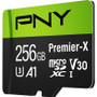 PNY Premier X Class 10 UHS I microSDXC High Capacity 256 GB 100 MB S Read With Lifetime Warranty P GE P-SDU256V31100PX-GE
