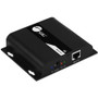 SIIG HDMI 4K30Hz HDbitT over IP Extender - Receiver - 1 Output Device - 393.70 ft (120000 mm) Range - 1 x Network (RJ-45) - 1 x HDMI - (Fleet Network)