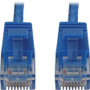Tripp Lite series N261-S6N-BL Cat6a UTP Patch Network Cable - 6" (152.40 mm) Category 6a Network Cable for Network Device, Server, PoE (Fleet Network)
