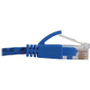Tripp Lite series N261-S6N-BL Cat6a UTP Patch Network Cable - 6" (152.40 mm) Category 6a Network Cable for Network Device, Server, PoE (N261-S6N-BL)
