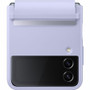 Samsung Galaxy Z Flip4 Flap Leather Cover - For Samsung Galaxy Z Flip4 Smartphone - Serene Purple - Leather (Fleet Network)