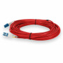 AddOn 15m LC to LC Red OS2 Duplex OFNR (Riser-Rated) SMF Fiber Patch Cable - 49.2 ft (15 m) Fiber Optic Network Cable for Network - 2 (ADD-LC-LC-15M9SMF-RD)