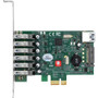 SIIG DP USB 3.0 7 Port PCIe Card With SATA PCI Express 2.0 Expansion Plug-in I/e PC S JU-P70011-S2