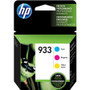 HP 933 Ink Cartridge - Cyan, Yellow, Magenta - Inkjet - Standard Yield - 330 Pages (Per Cartridge) - 3 / Pack (Fleet Network)
