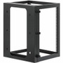 Intellinet 19" Wall Mount 4-Post Open Frame Network Rack, 15U - For IT Equipment, Network Equipment, Server, Switch, Patch Panel - 15U (716161)