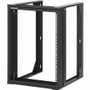 Intellinet 19" Wall Mount 2-Post Open Frame Network Rack, 12U - For IT Equipment, Network Equipment, Server, Switch, Patch Panel - 12U (Fleet Network)