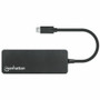 Manhattan 7-Port USB 3.2 Gen 1 Type-C Hub - for Flash Drive, Tablet, Mouse, Keyboard, Desktop PC, Notebook - USB Type C - 7 x USB - - (168410)