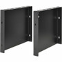 Tripp Lite series Tall Riser Panels For Hot/Cold Aisle Containment System - Powder Coated Steel - Black - 2 - 10.43" (264.92 mm) x mm) (Fleet Network)