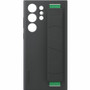 Samsung Galaxy S23 Ultra Silicone Grip Case - For Samsung Galaxy S23 Ultra Smartphone - Black - Silicone (Fleet Network)