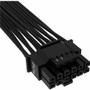 Corsair CP-8920331 Premium Internal Power Cord - 12VHPWR to PCI-E - 2. 1 ft (0. 65 m) Black Cable
