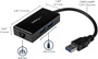 StarTech.com 2 Port USB 3.0 Hub with Ethernet - USB 3.0 x 2 - Gigabit Ethernet Network Adapter for Windows / Mac / Chrome - Add and to (USB31000S2H)