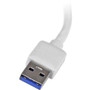 StarTech.com USB 3.0 to Gigabit Network Adapter - Silver - Sleek Aluminum Design Ideal for MacBook; Chromebook or Tablet - Add a port (USB31000SA)