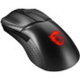 MSI Clutch Wireless Optical Gaming Mouse Rechargeable Radio Frequency 2.40 GHz 6 Buttons USB Connectivity Button Dpi S CLUTCHGM31LW