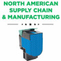 CIG Remanufactured Laser Toner Cartridge 24B6008 - Cyan Each - 3,000 Pages (201466)