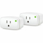 Eve Smart Plug - 1 x AC Power Plug - 1 x AC Power Receptacle - 120 V AC / 15 A - Google Assistant, Siri, Alexa, Apple HomeKit (Fleet Network)