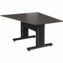 Middle Atlantic Forum Series Angle Table for 3 - 5 People - 59in Length - Asian Night Table Top with Dark Table Base - Asian Night Top (Fleet Network)