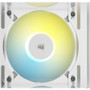 Corsair iCUE AF120 RGB SLIM PWM White Twin Pack Low Profile 56.30 CFM 1200 RPM Fluid Dynamic Bearing Fan S X CO-9050165-WW