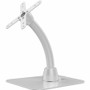 CTA Digital VESA-Compatible Cable Management Gooseneck and Base Plate (White) - 75 x 75, 100 x 100 - VESA Mount Compatible - Rugged - (Fleet Network)