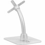 CTA Digital ADD-PARATW VESA-Compatible Cable Management Gooseneck & Base Plate - White - 75 x 75/100 x 100 Mount - Heavy-Duty Steel