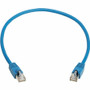 Tripp Lite series N272L-F0P5M-BL Cat.8 SSTP Network Cable - 1.6 ft (0.49 m) Category 8 Network Cable for Network Device, Server, PoE - (N272L-F0P5M-BL)